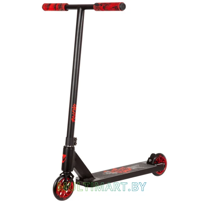 Самокат Novatrack Psycho 110A.PSYCHOP1.BK22 (черный/красный, 2022)